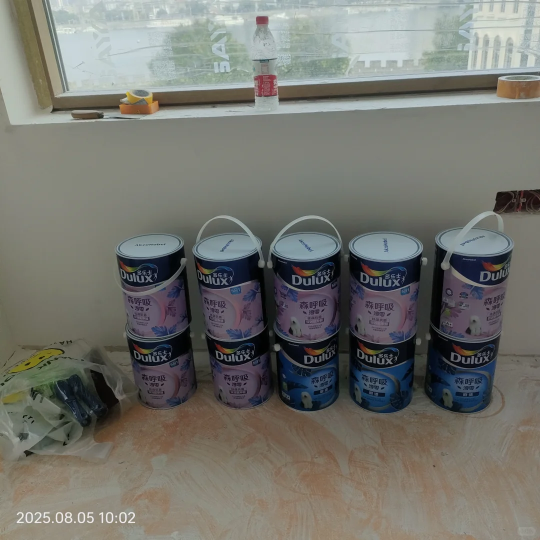 腻子已刮，看了半年漆总于定了！