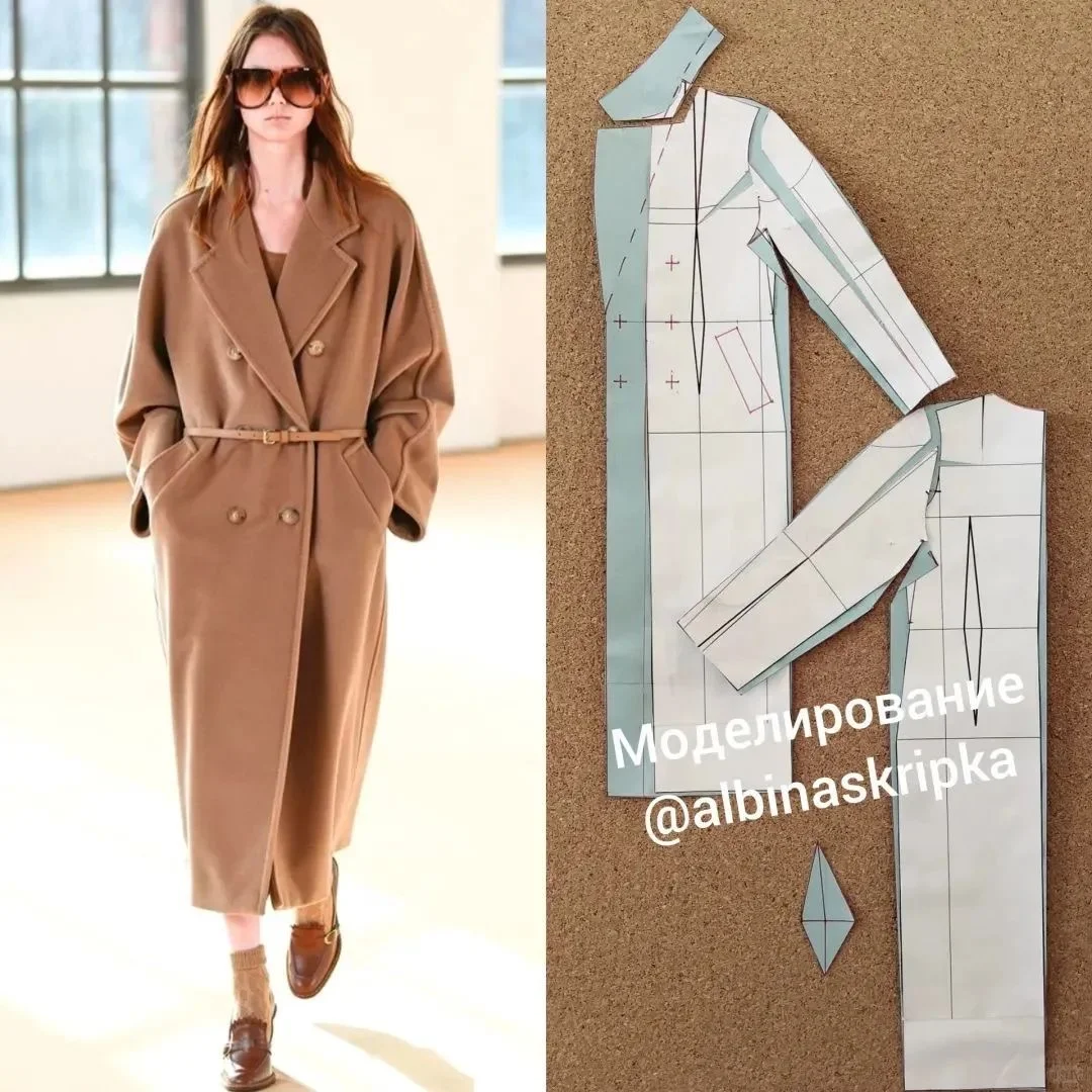 多款欧美时装的结构纸样