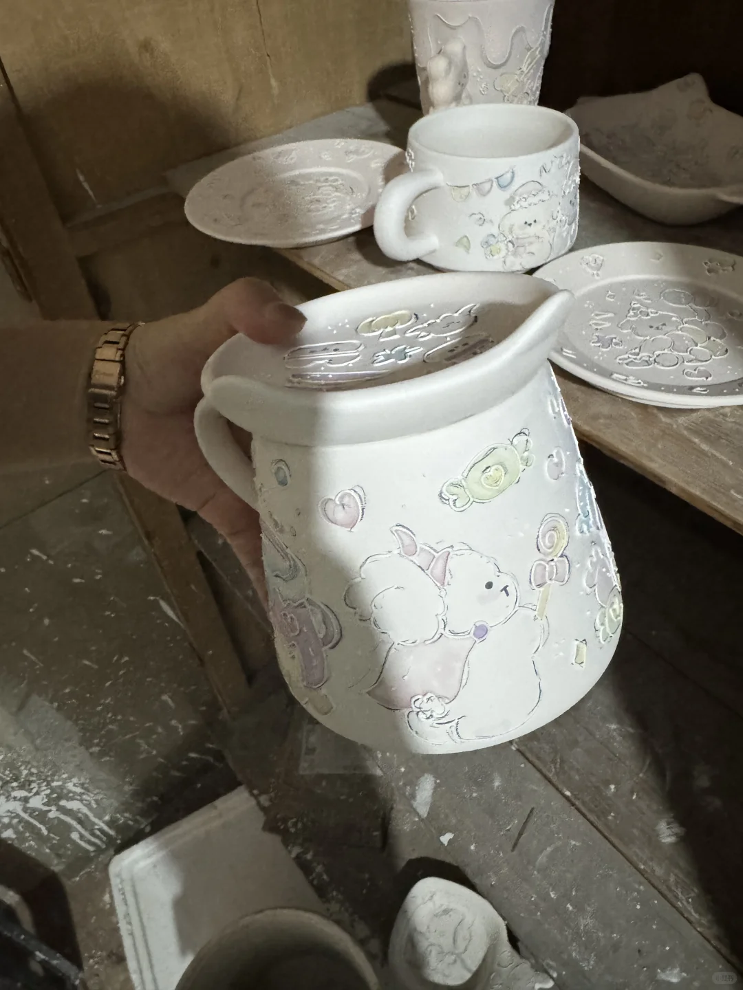 奶呼呼的杯杯盘盘～