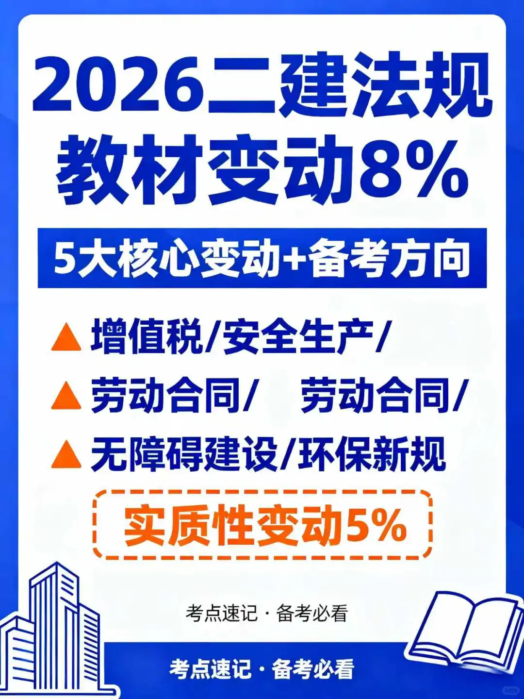 2026二建法规教材变动