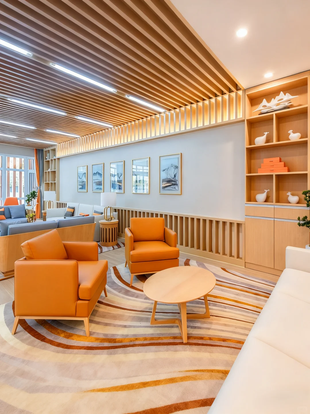 暖木色+隐形扶手，安全又温馨?