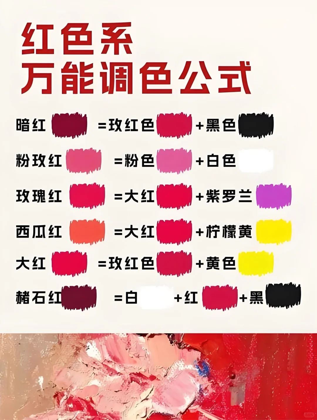 零基础学色彩搭配，化妆师入门必学❤️