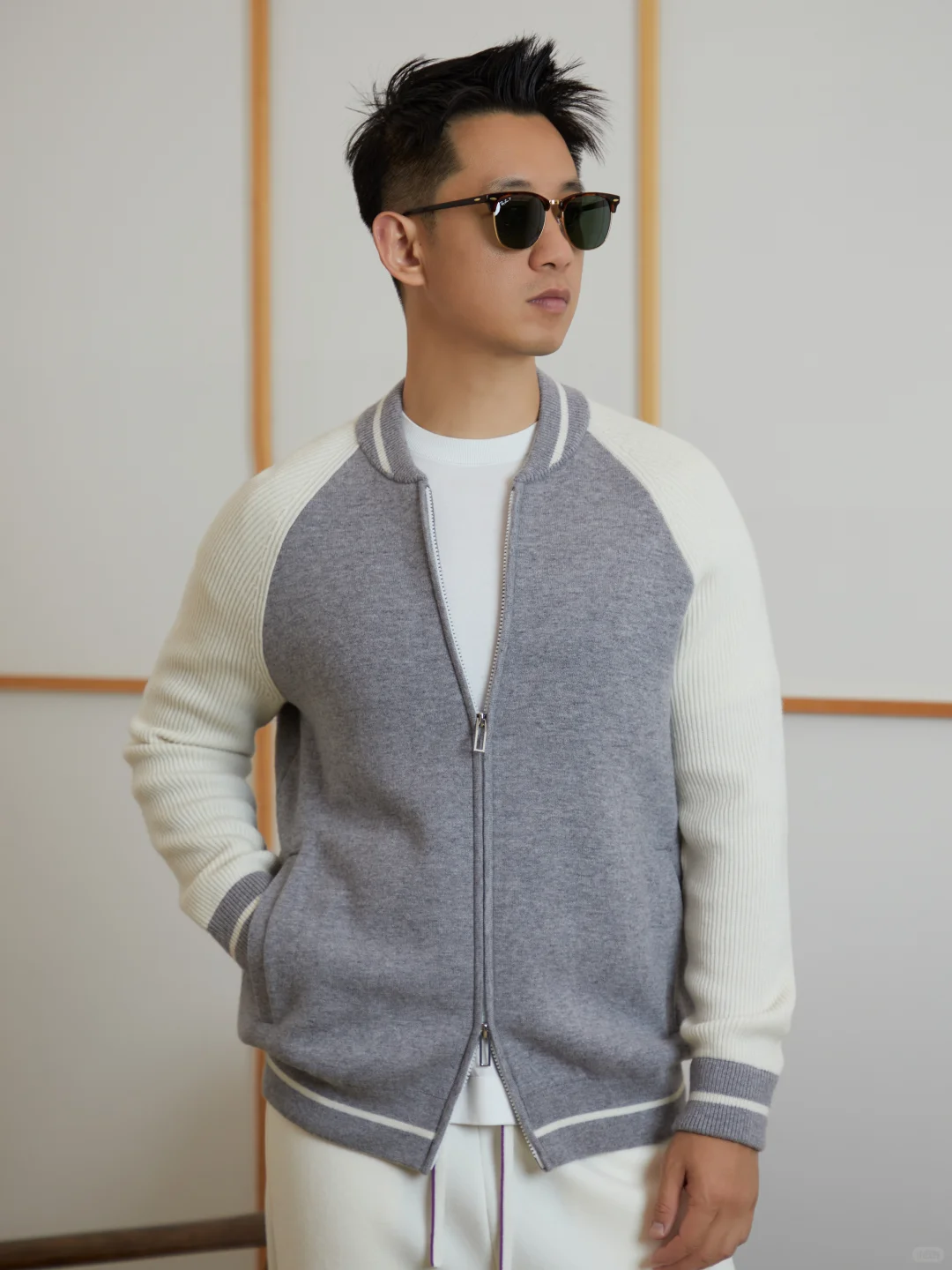 初秋风骨|BC撞色立领夹克的舒适哲学