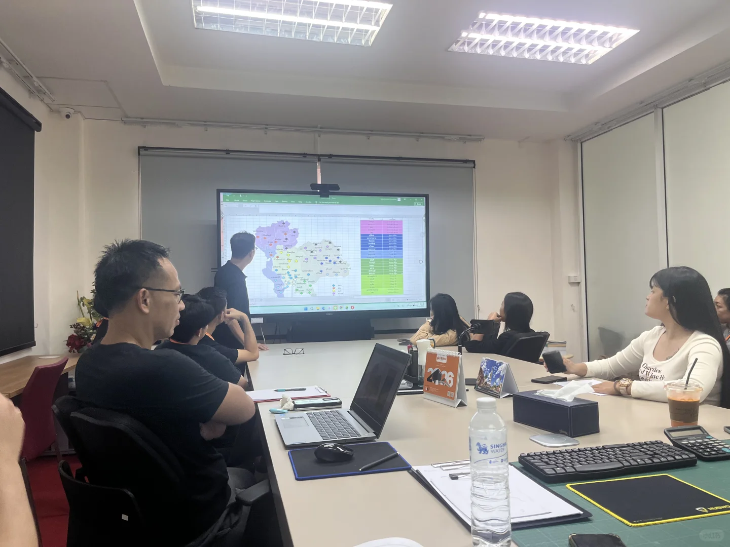 月度培训正在进行