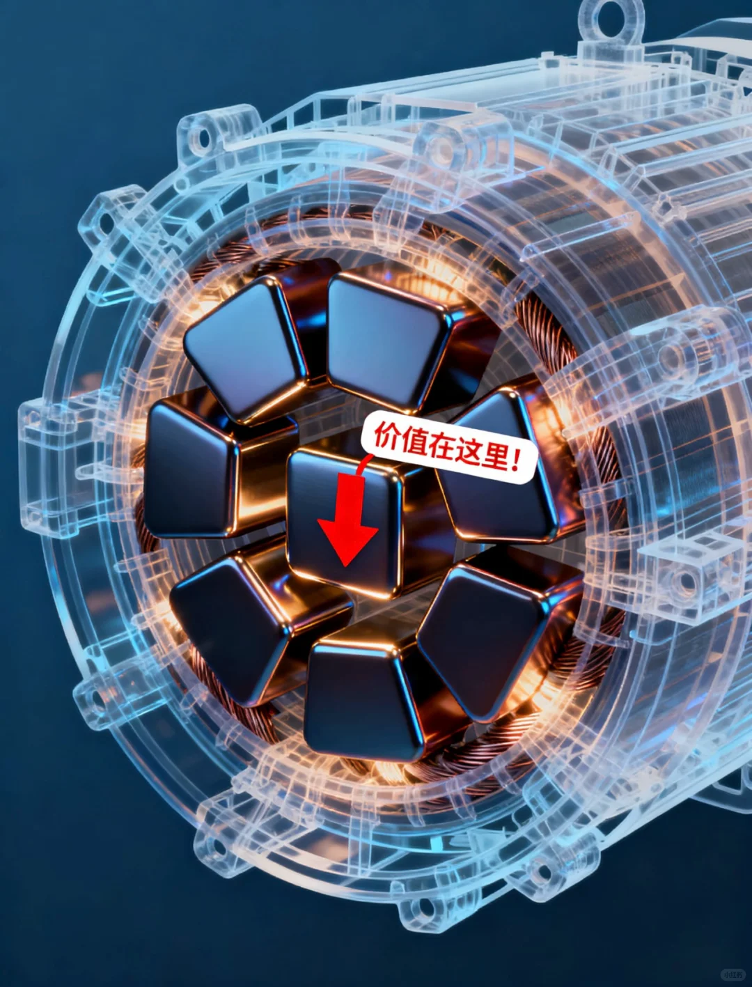 全球寻新能源电机钐钴磁石循环利用