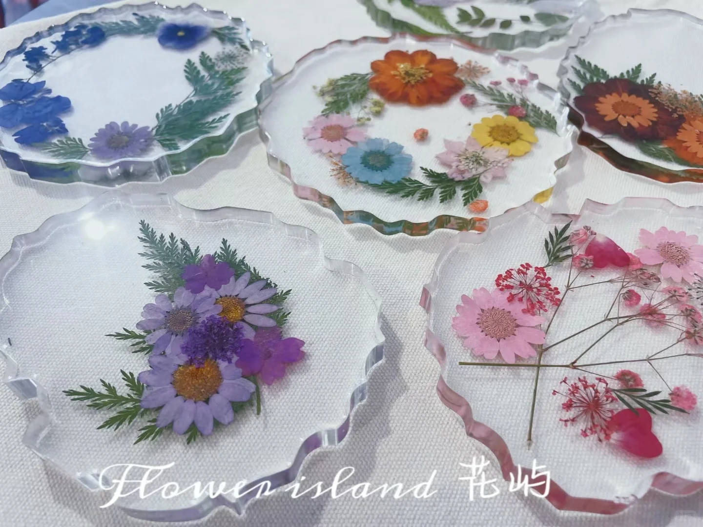 清远DIY滴胶杯垫｜定格大自然的美好和浪漫