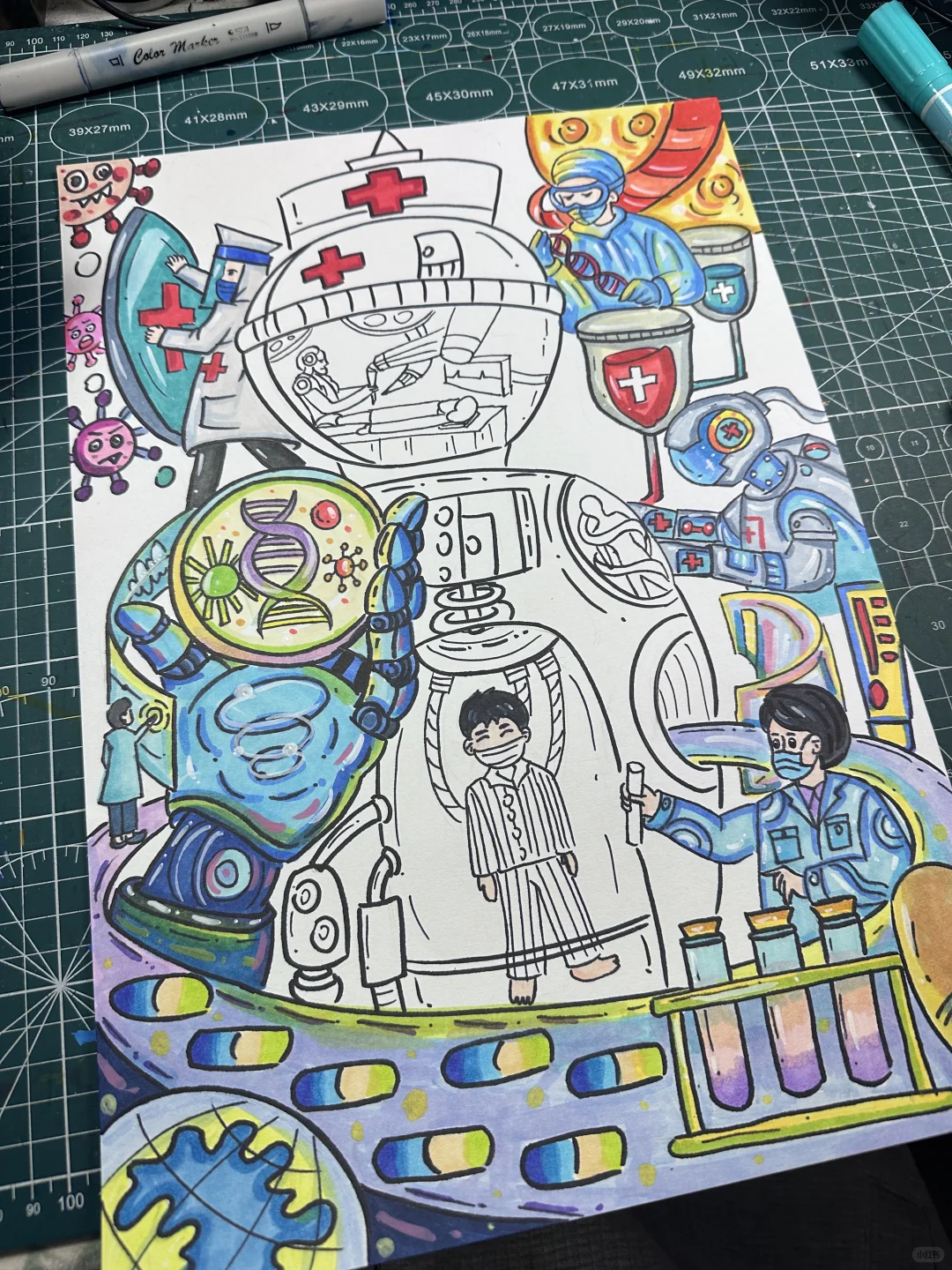 ?【未来太空医疗舱·科幻艺术创作】✨