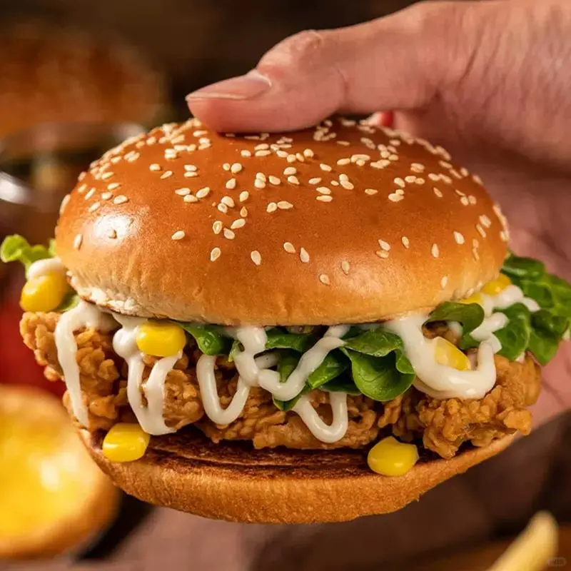 家庭装速冻汉堡包，懒人必备！