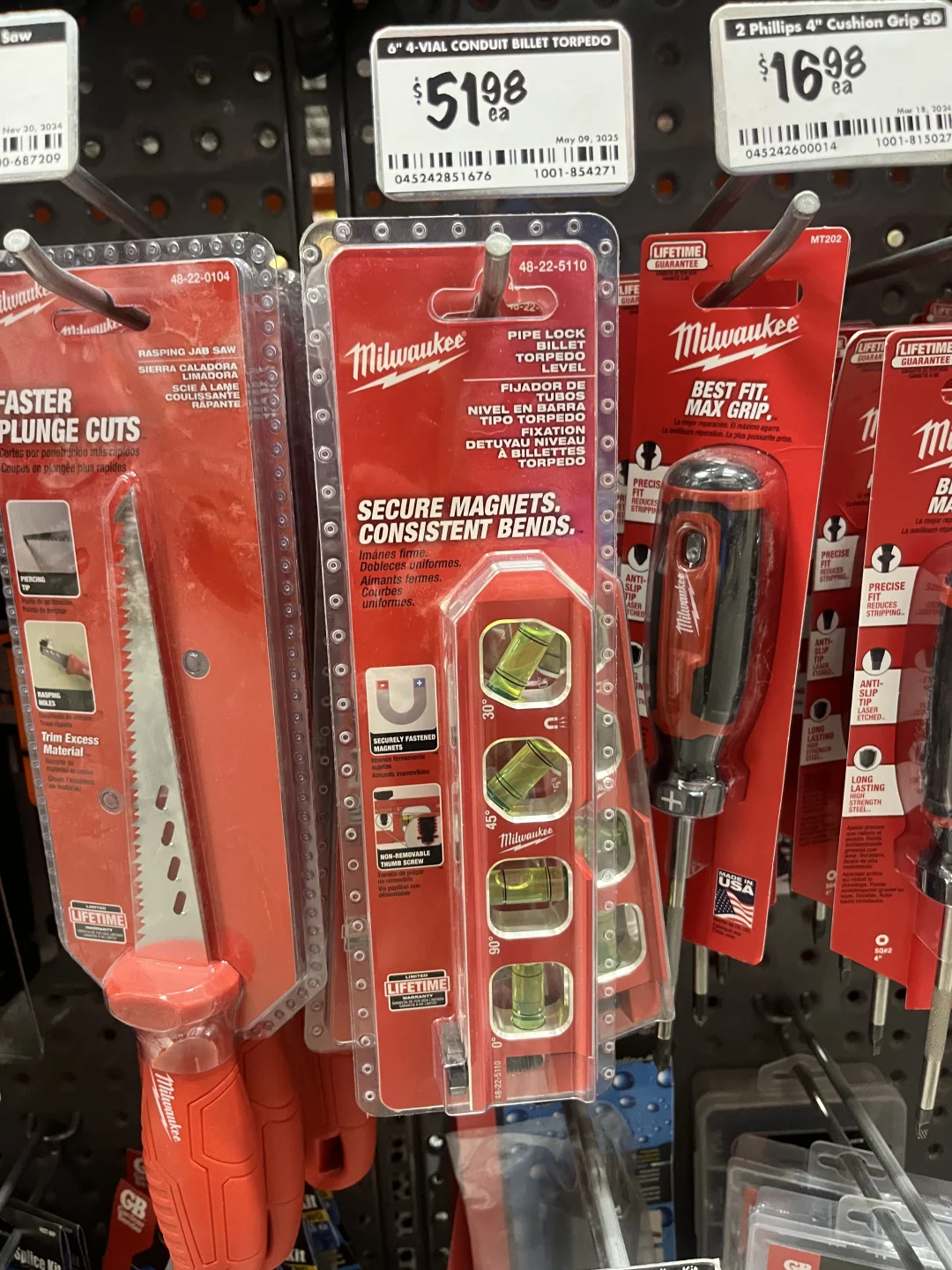 Homedepot电工三件套超低价|铝合金水平尺