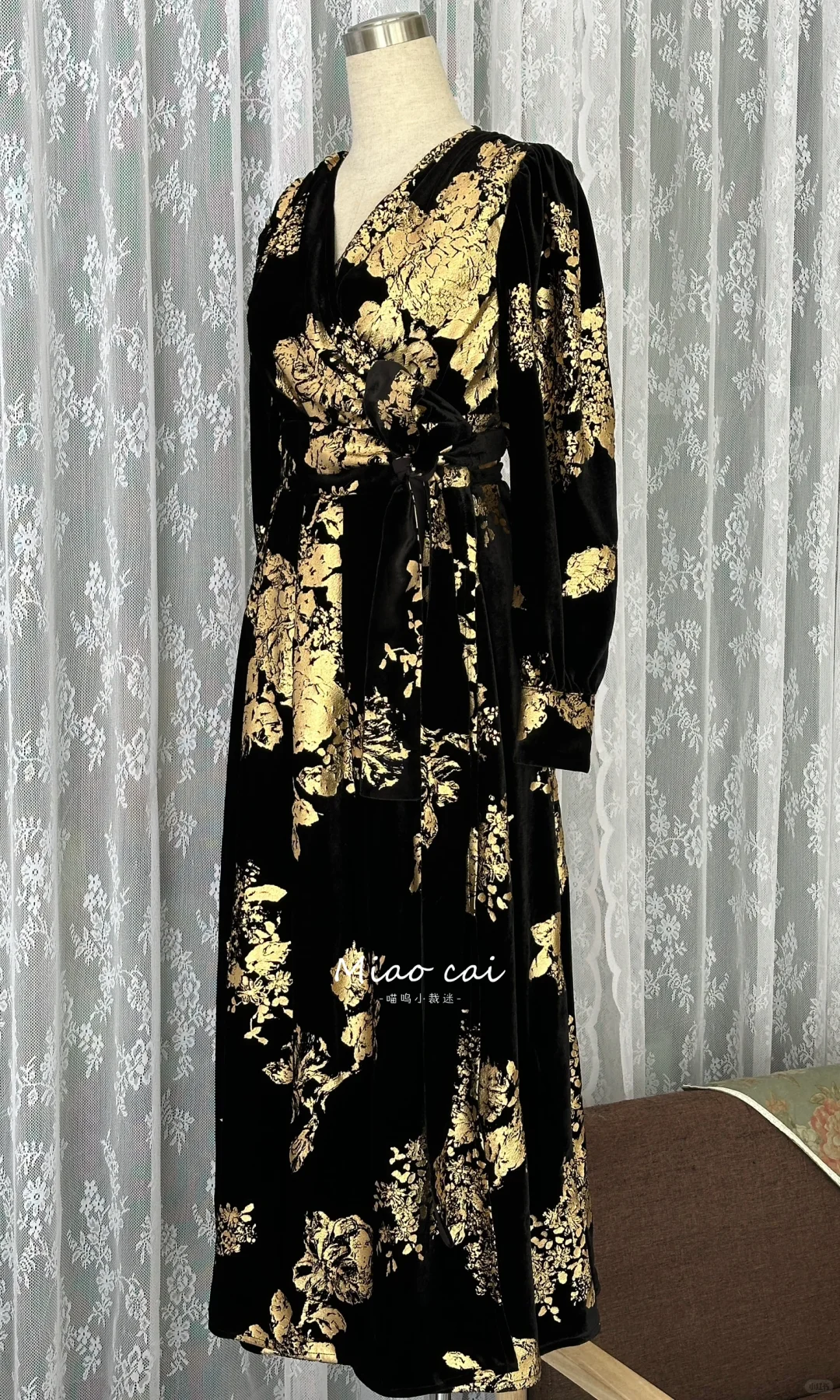 制版分享｜一片式法式连衣裙