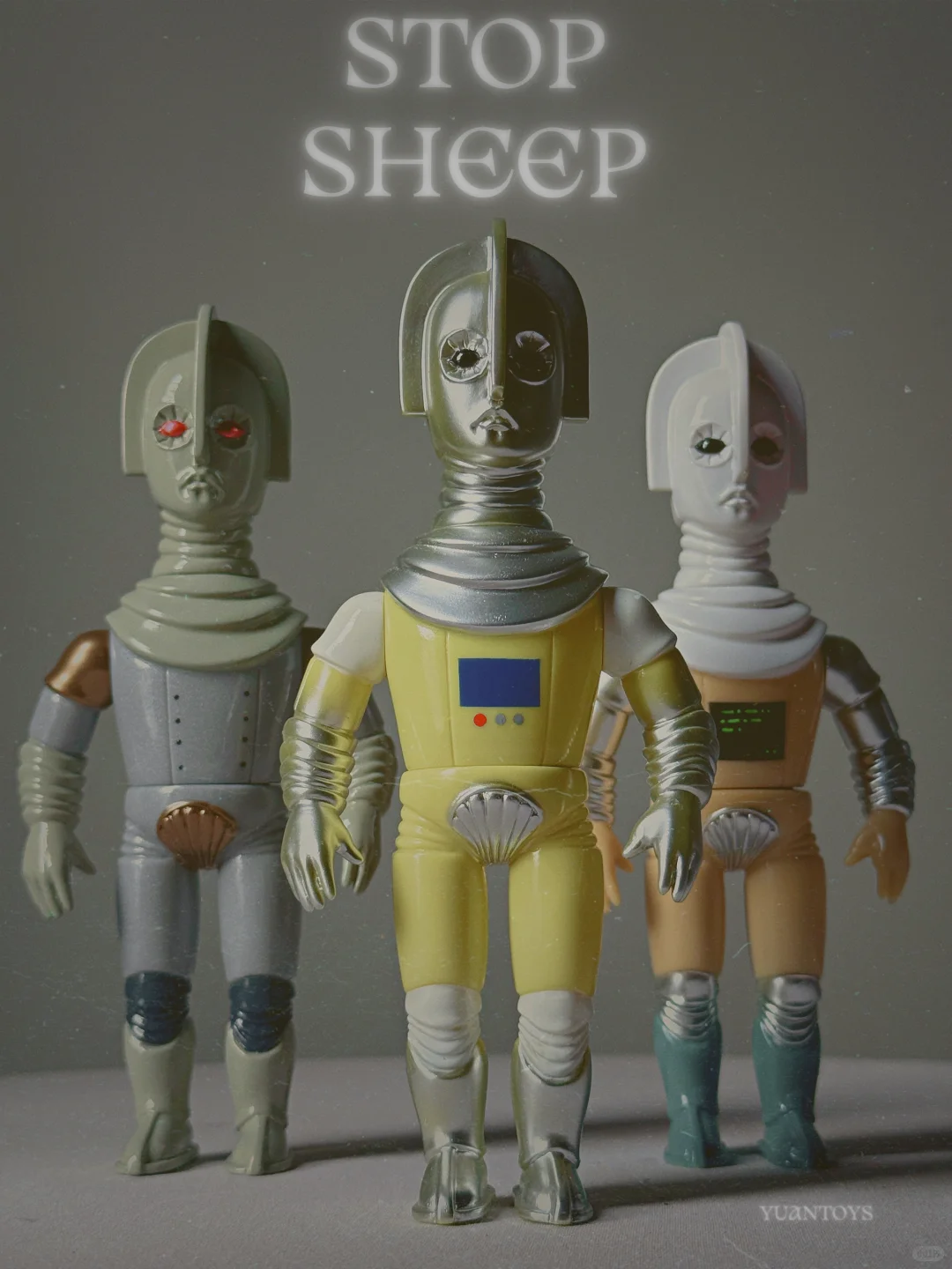 stop sheep sofubi 停止羊复古机器人们