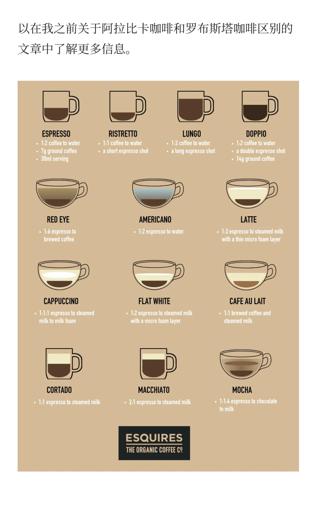 终极咖啡入门指南-咖啡种类详解