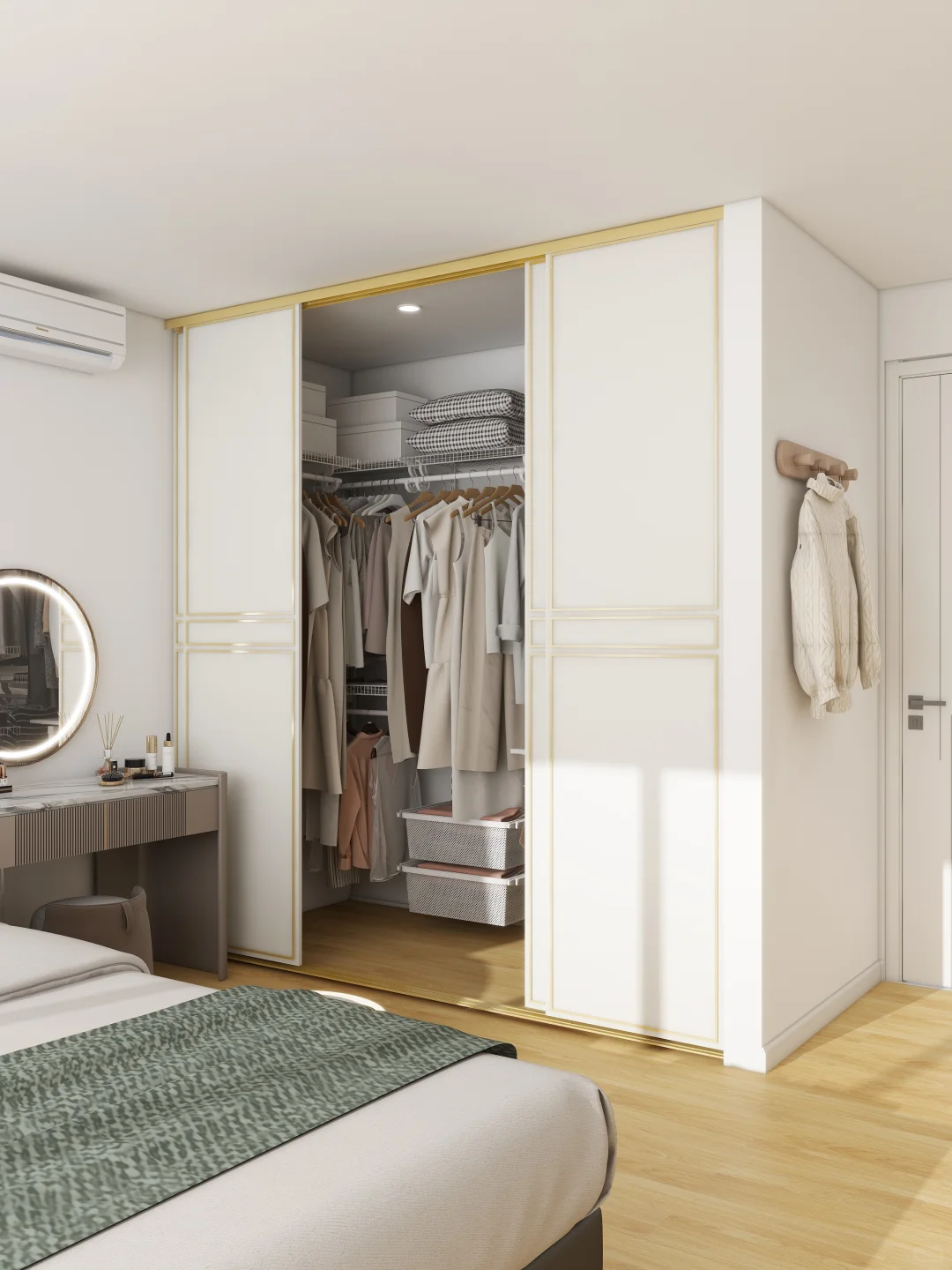 怎么没早装!金属衣帽间才是年轻人装修主流