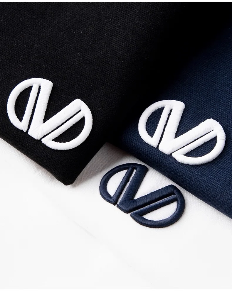 服装工艺｜简约高级的3D立体logo印绣花设计