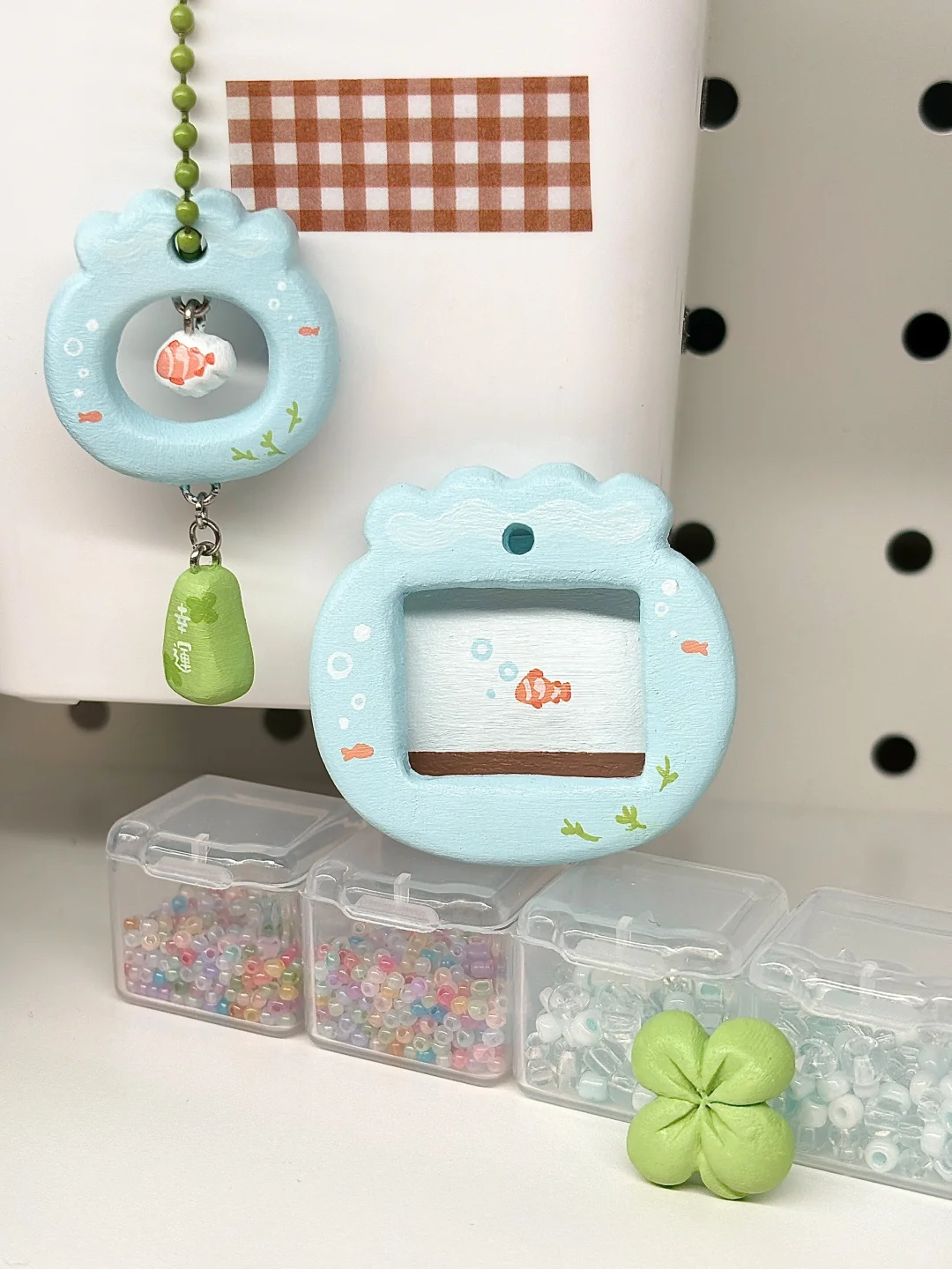 小鱼风铃?｜石塑粘土