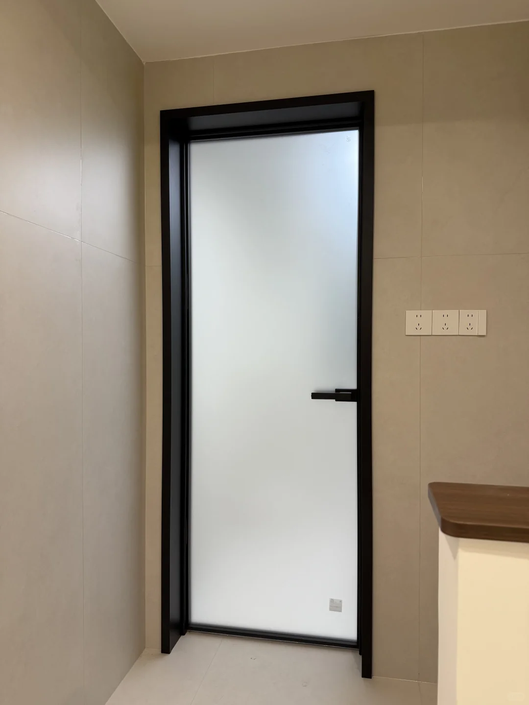 油砂玻璃门，这对吗❓