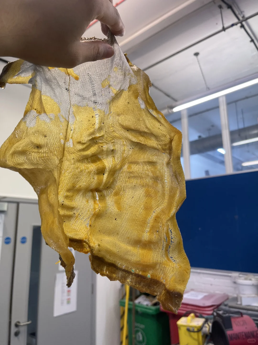 器物制作，松脂面料的柔韧