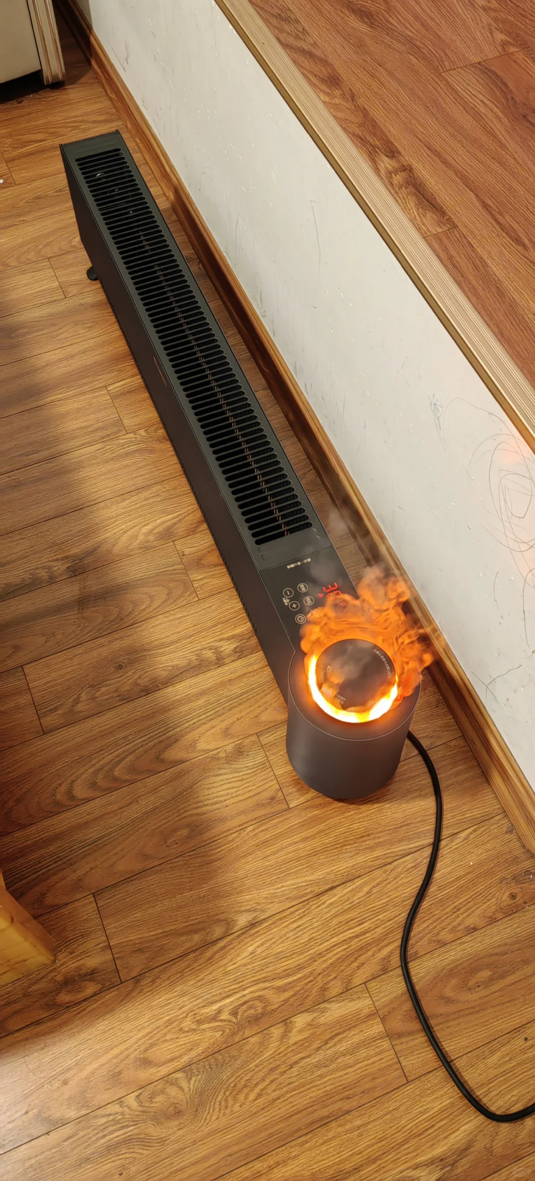 买的取暖器到货了，很暖和