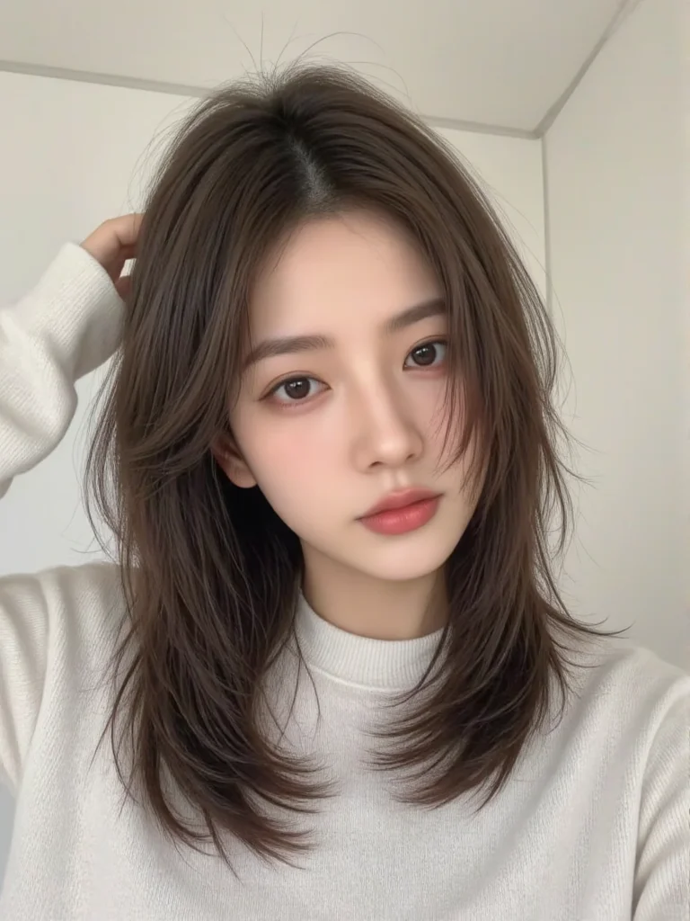 圆脸秒变瓜子脸的作弊发型✨