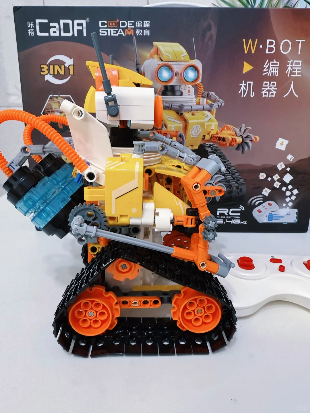 爸爸送的编程机器人太会了?