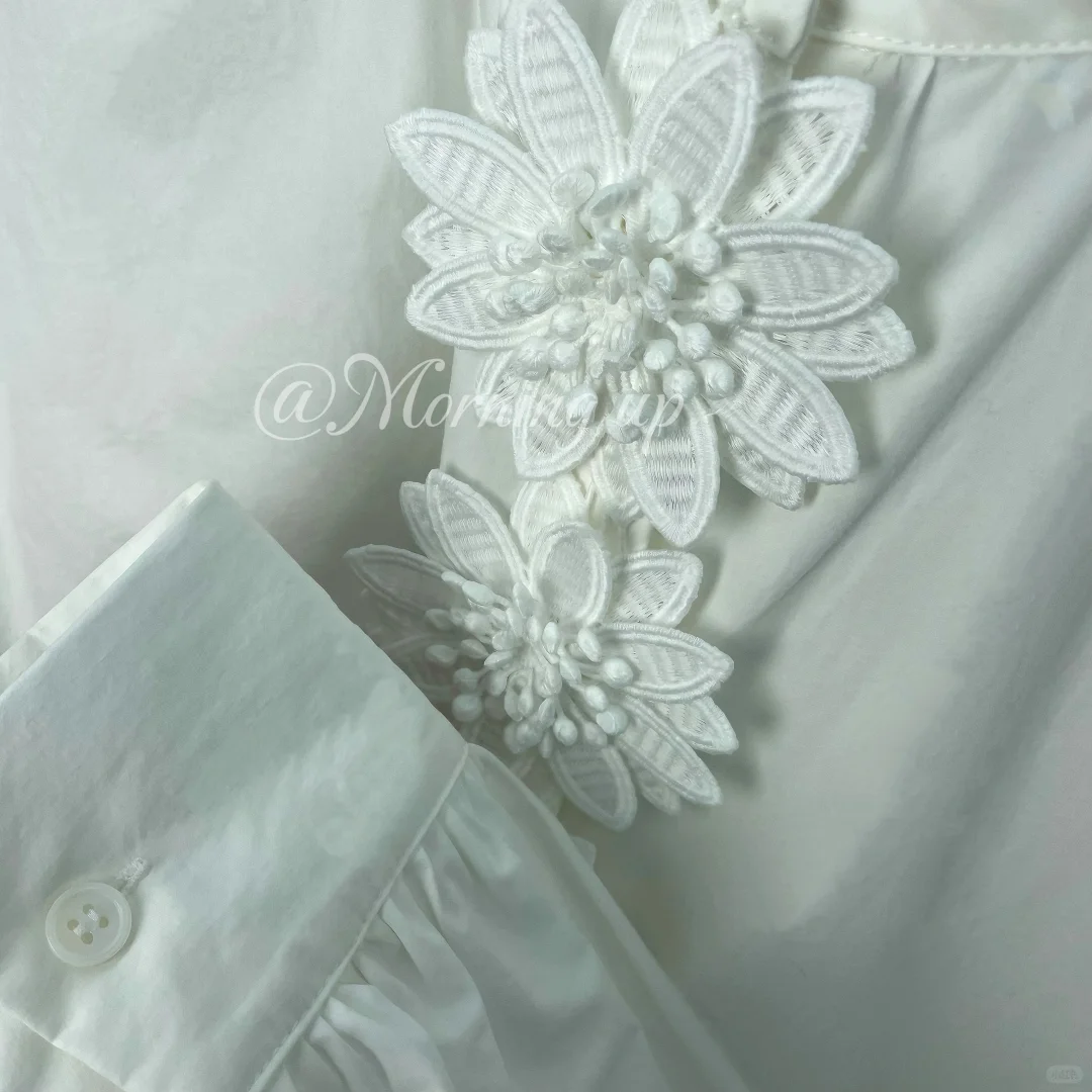 小众设计感白衬衫