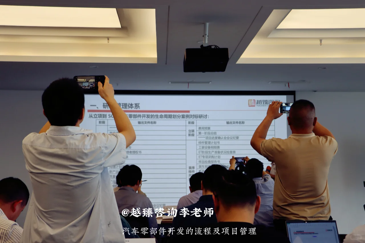 汽车零部件开发的流程及项目管理