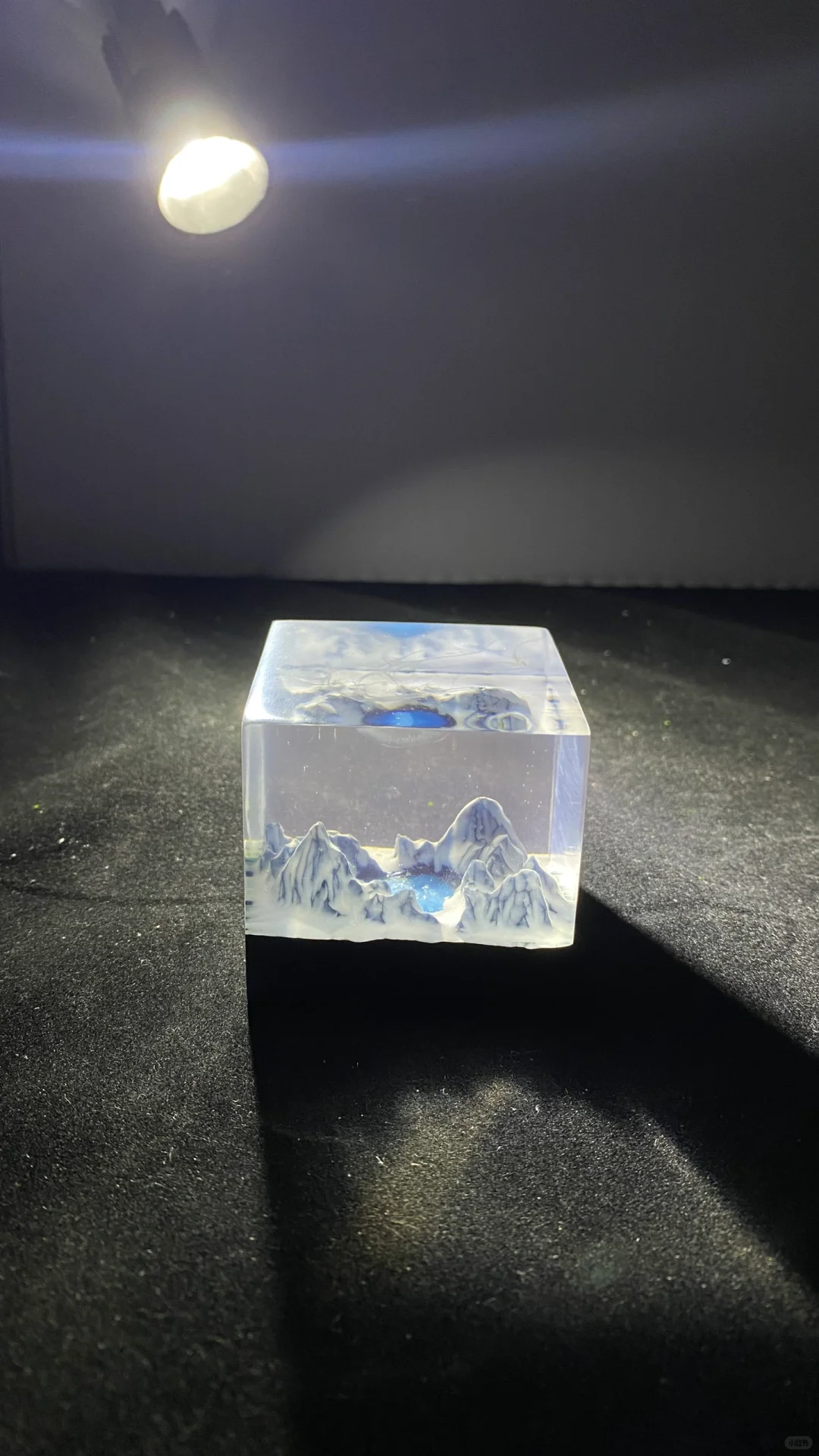 手工制作天池山云雾