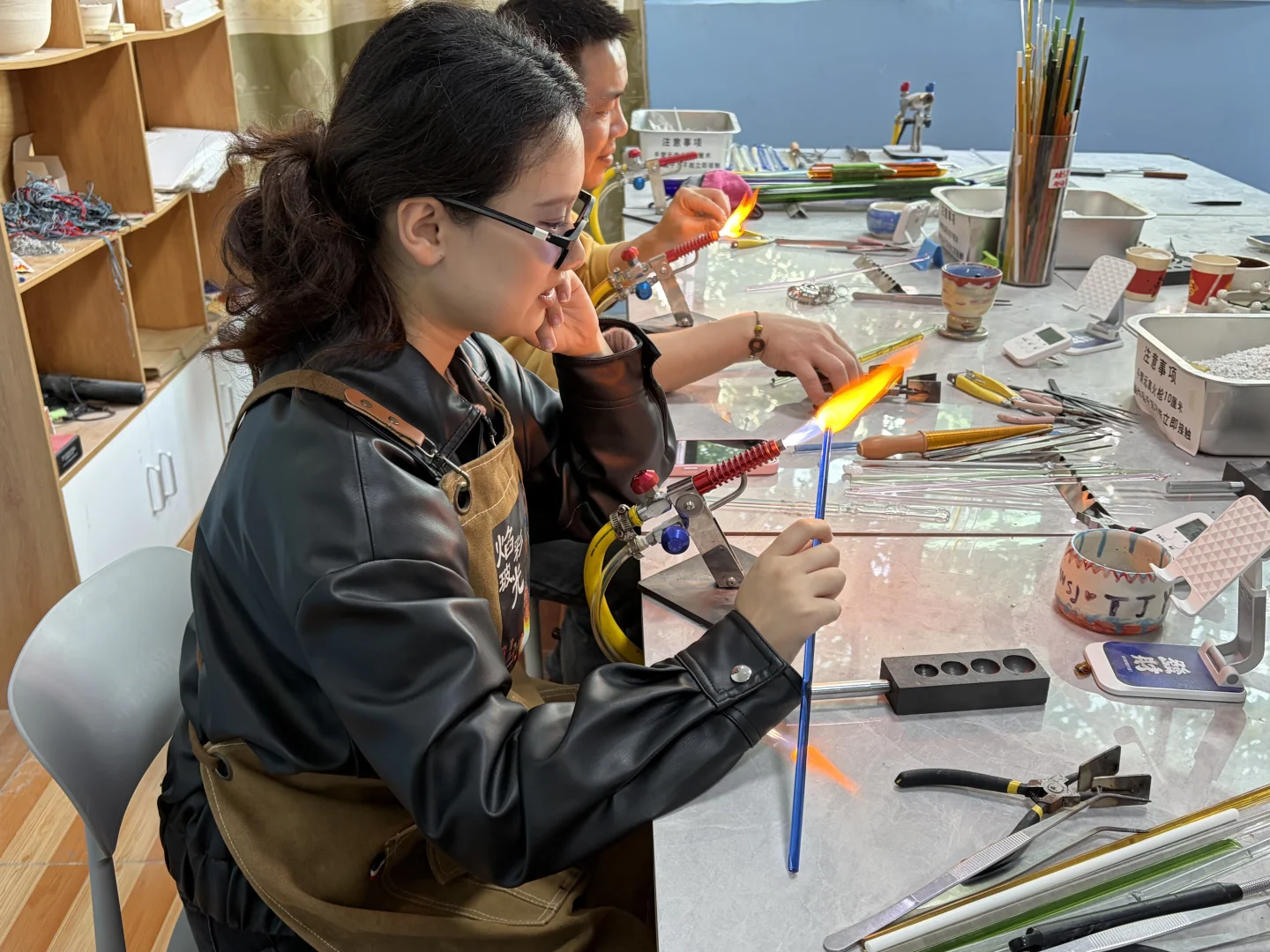 景德镇必体验之烧玻璃！这家老板超好！