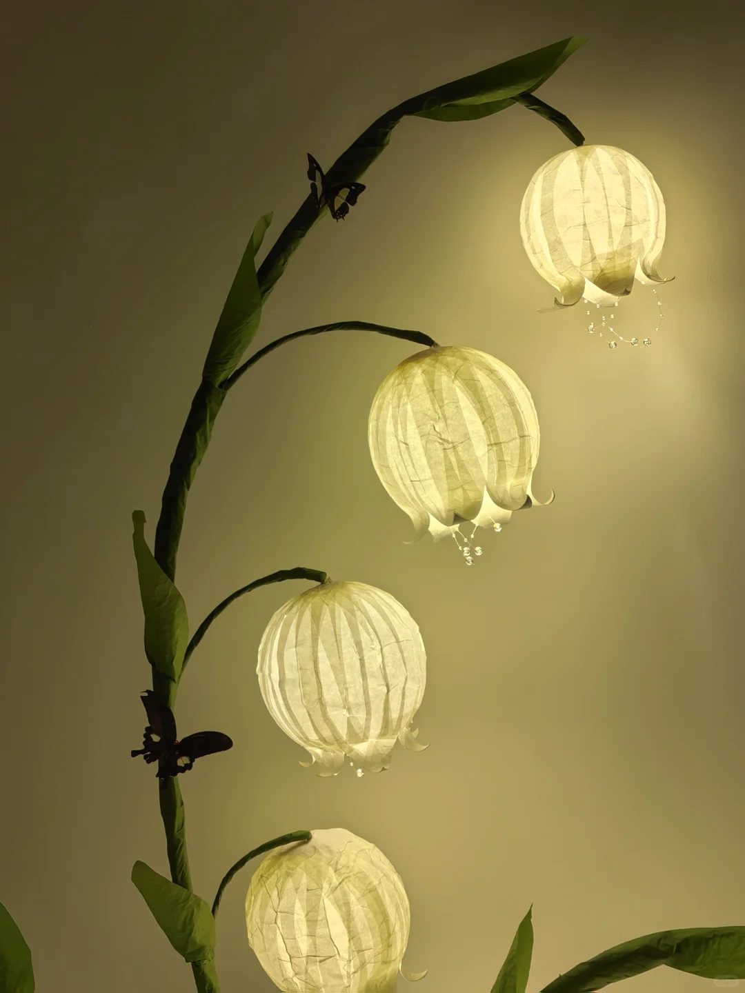 客厅氛围感铃兰花落地灯