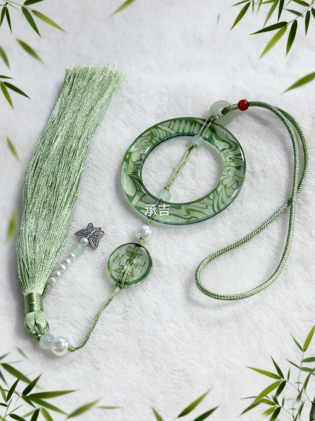 仿真玉佩挂件，这是你们没有见过的工艺吧。