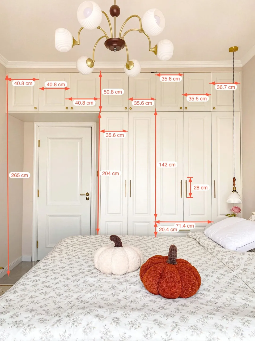 全屋定制法式扣线衣柜｜优雅感拉满卧室C位