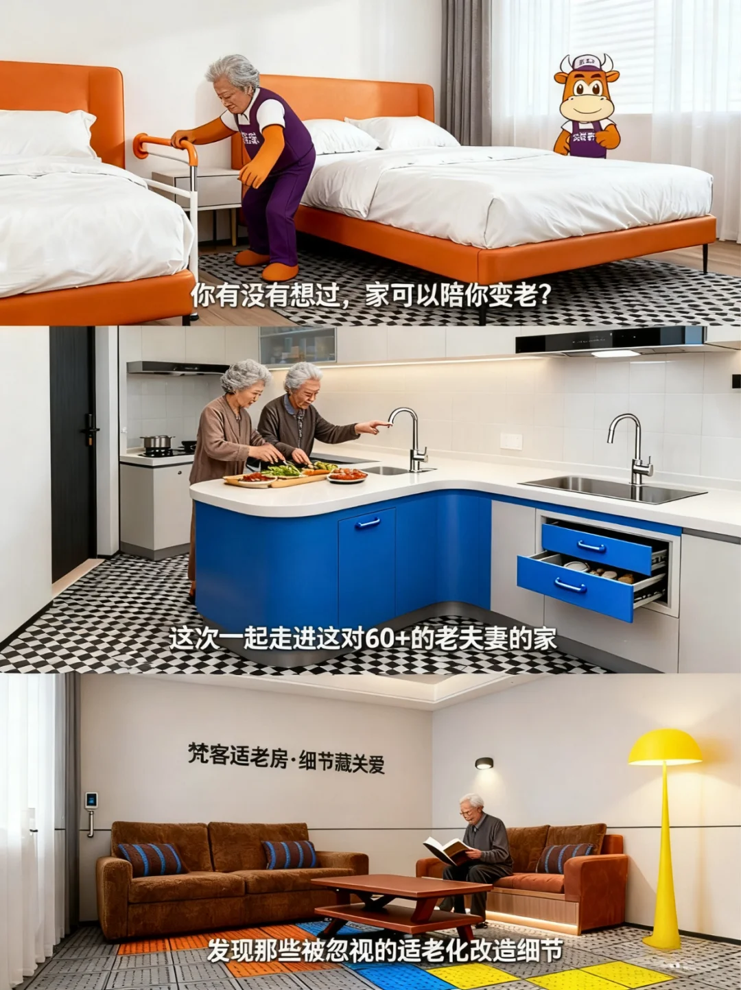 60+老夫妻的家丨适老化设计让家更温馨