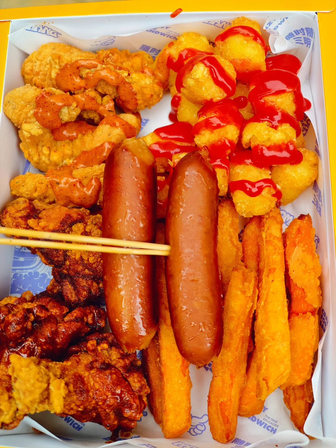 汉堡节能唯1️⃣坐着吃的❗吃完还打包?