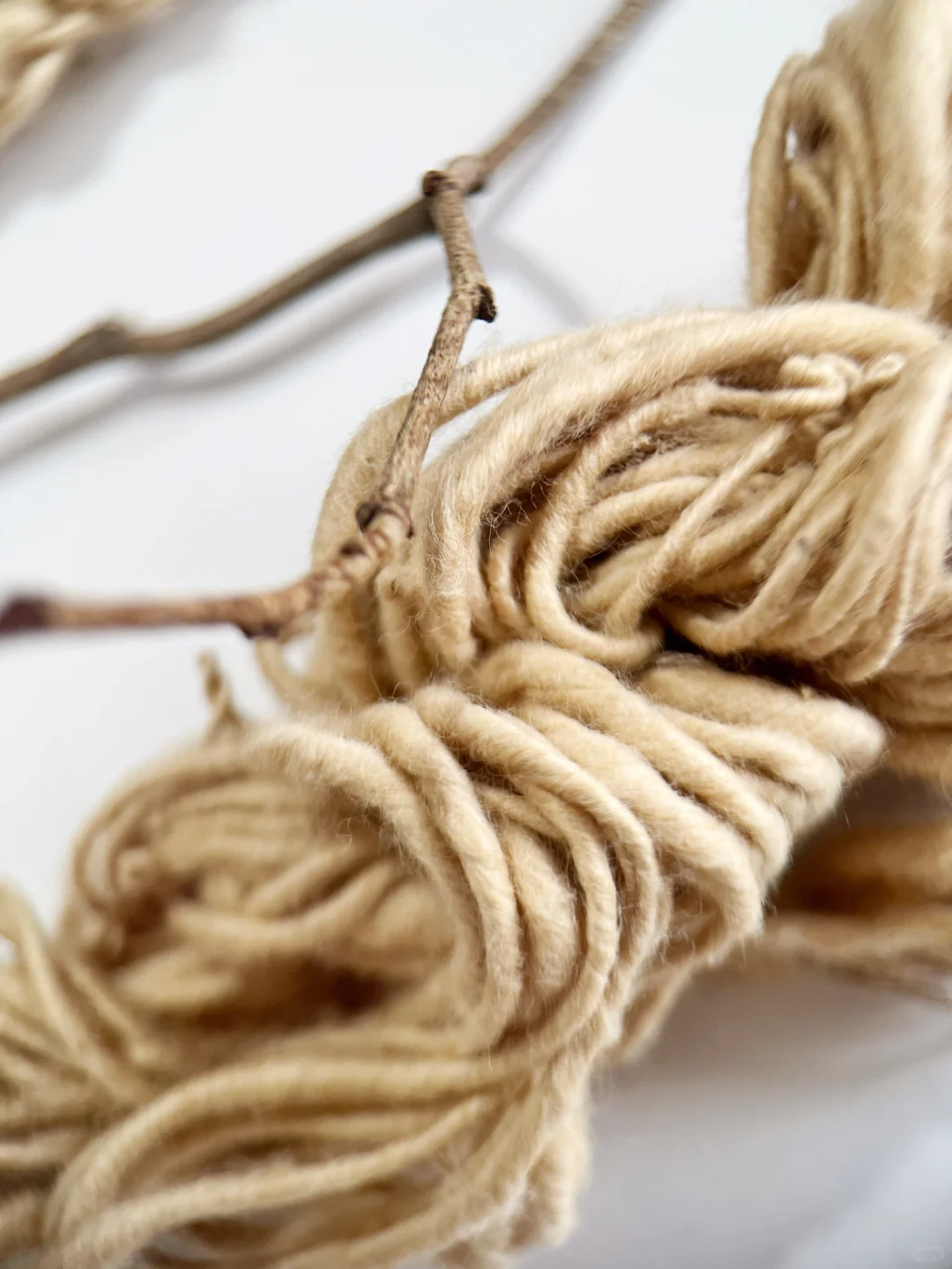 『零污染的天然彩棉手纺纱』温暖质朴的自然色