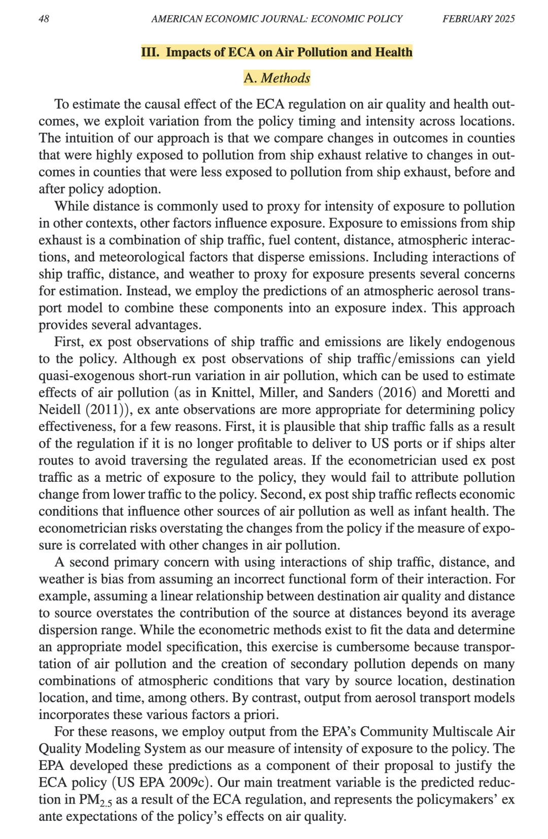 AEJ｜环保政策的贸易代价，船舶数据真赞！