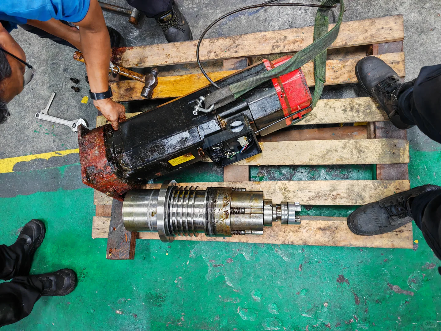 ??工程师日常-卸BT40主轴