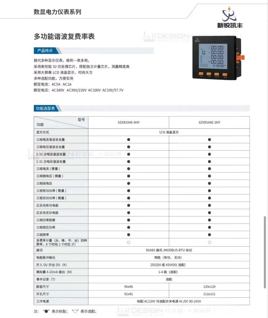 多功能仪表该怎么选？？？