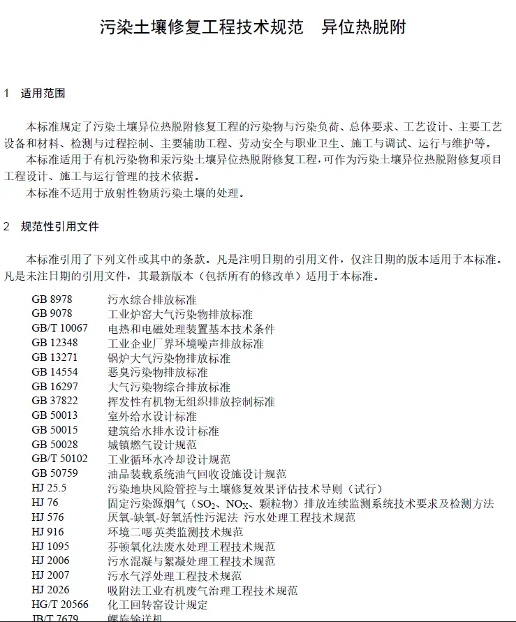 粉丝关于土壤修复的问题，异位热脱附工艺