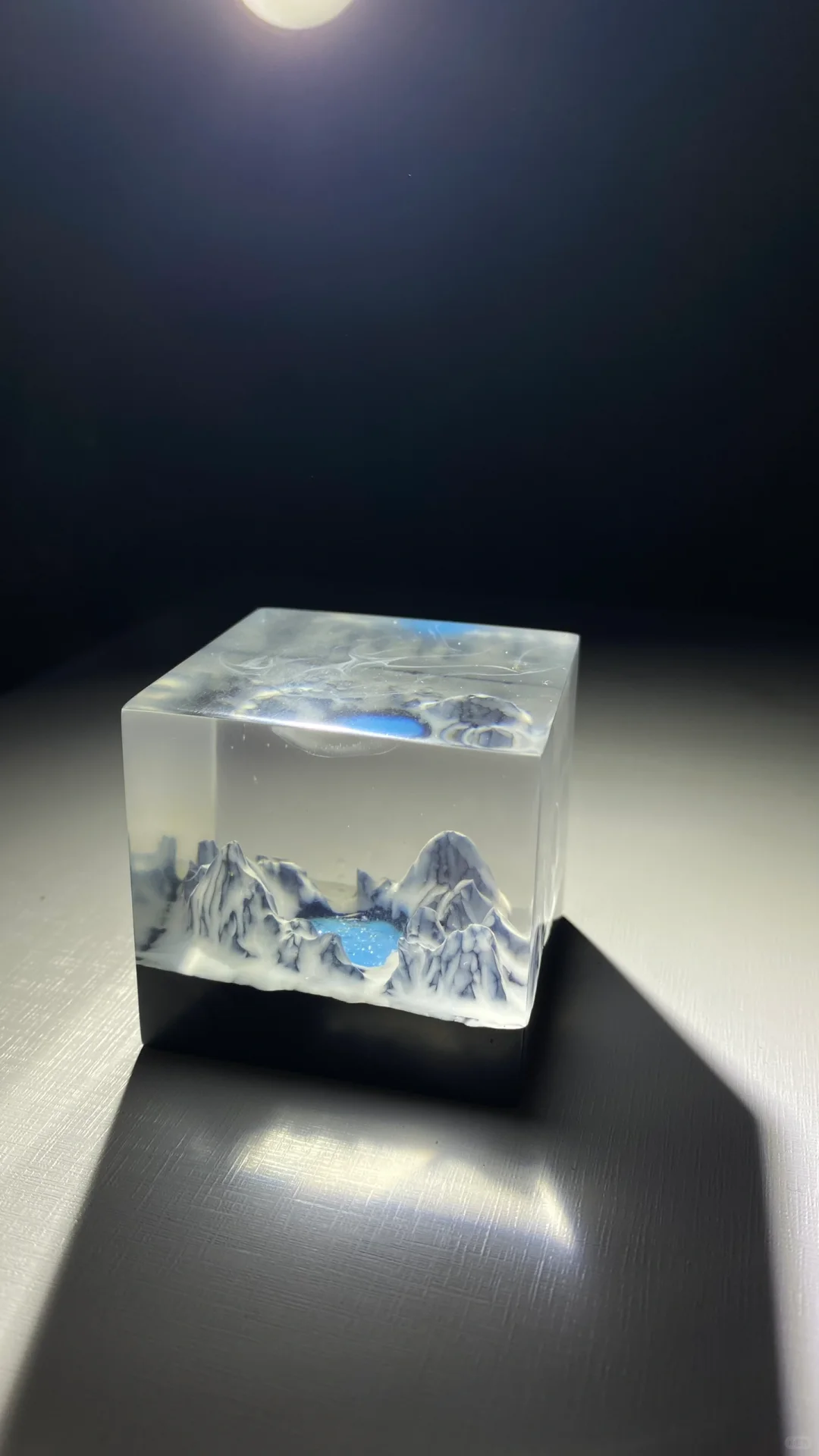 手工制作天池山云雾