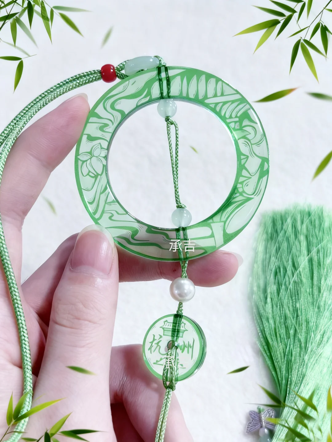 仿真玉佩挂件，这是你们没有见过的工艺吧。