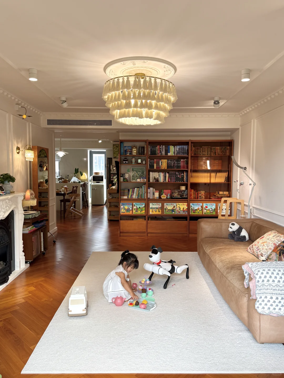 没有二胎但有小狗?恭喜女儿过上梦想童年!