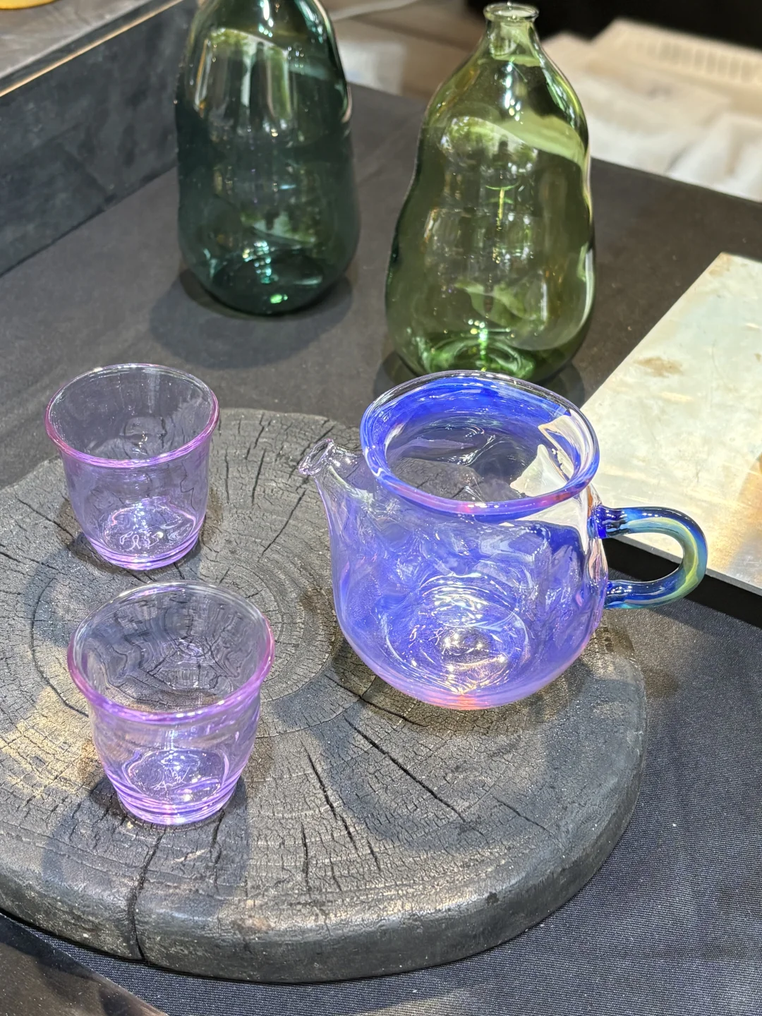 手工玻璃公道杯