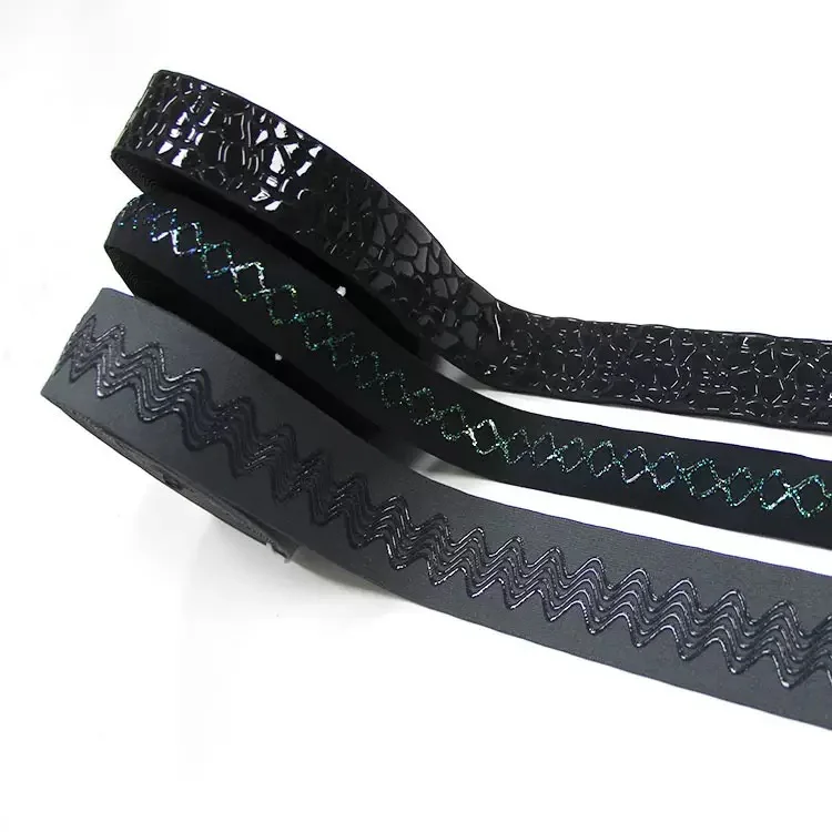 服装辅料｜硅胶滴胶松紧带防滑带织带