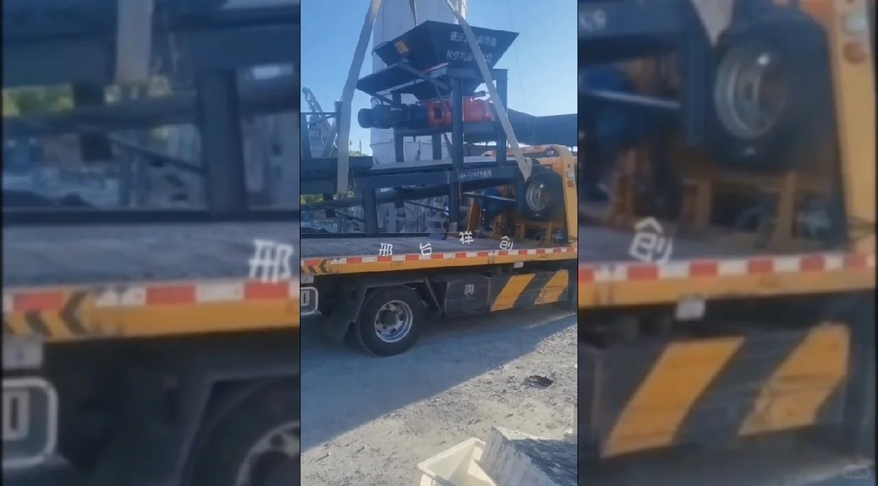 祥创混凝土预制块布料机械生产线成型设备