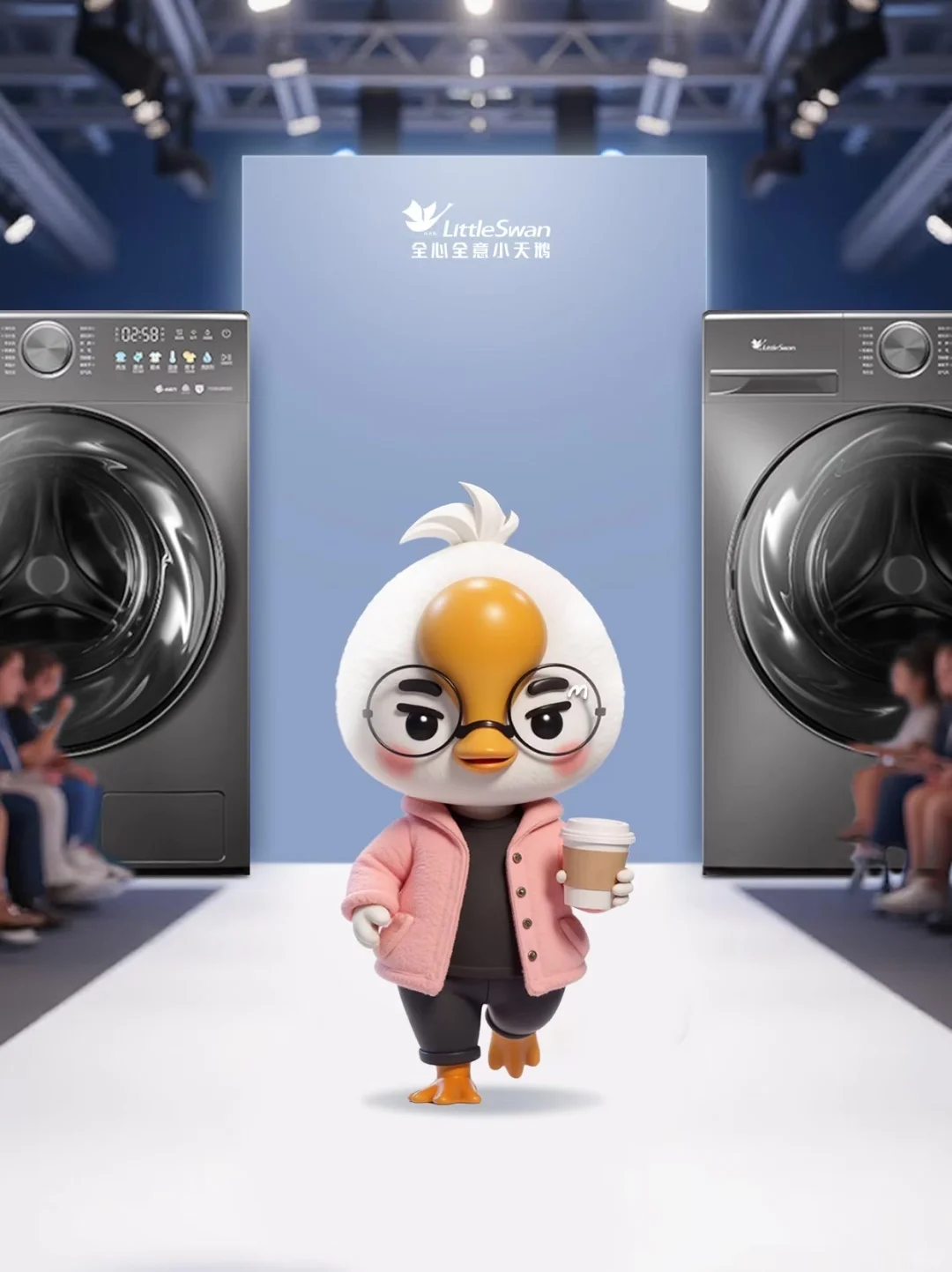 当你发现身边偷感很重的显眼鹅其实是模特