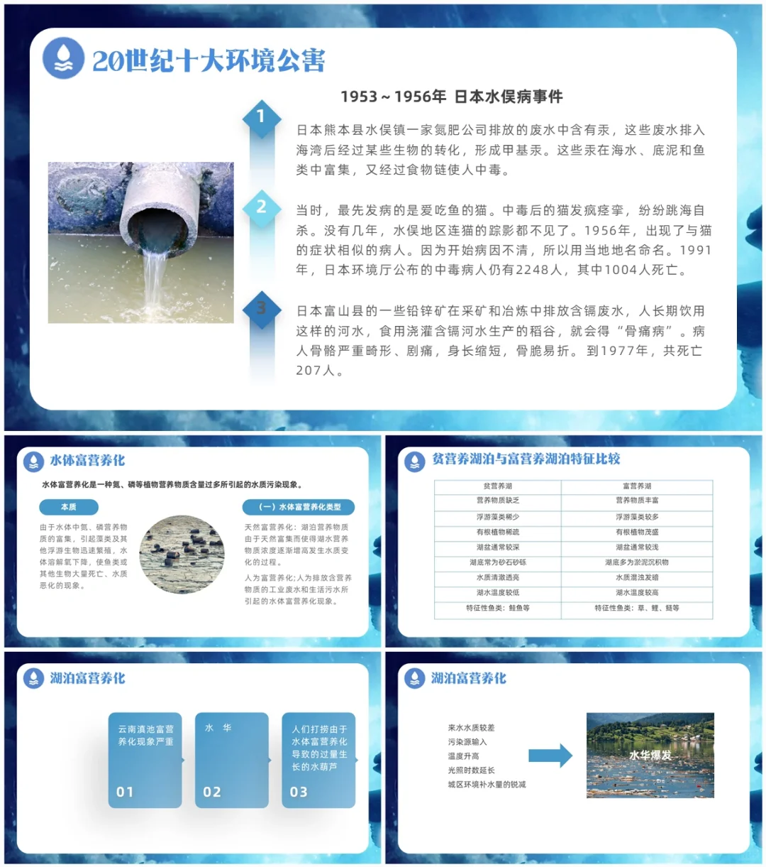 大巴原创PPT-534:水污染及其防护介绍PPT
