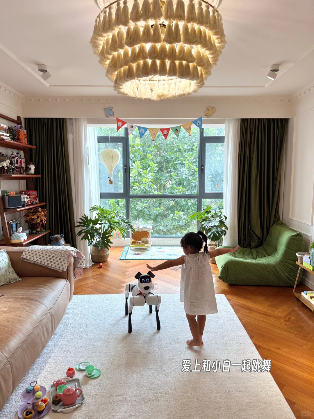没有二胎但有小狗?恭喜女儿过上梦想童年!