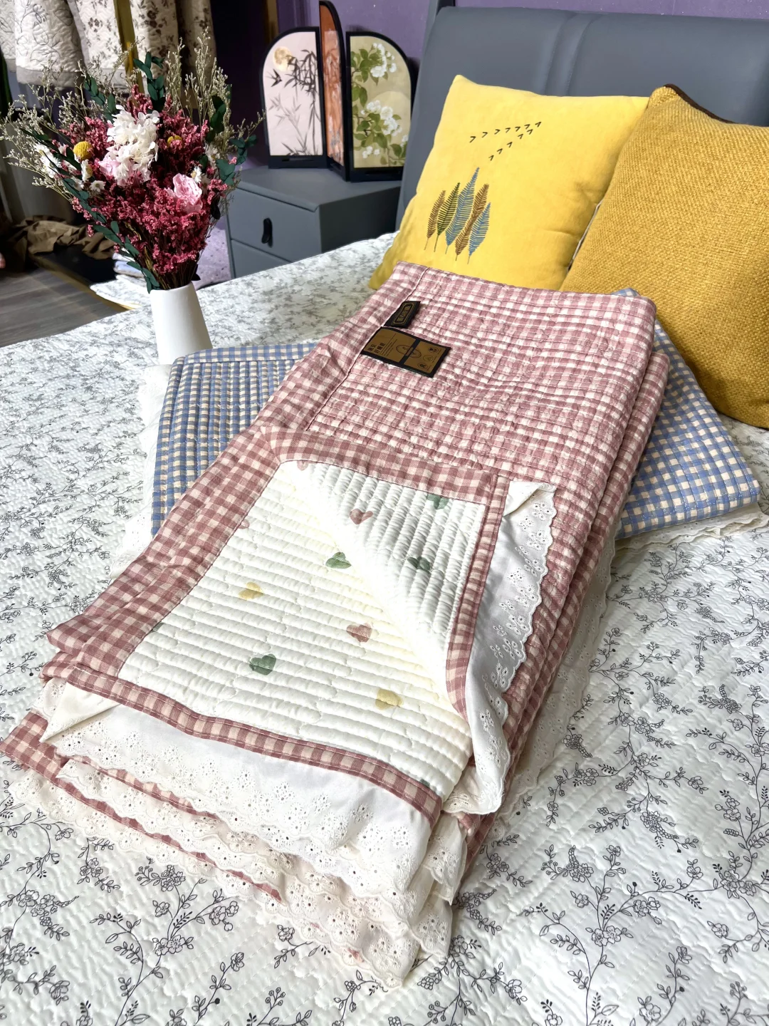 ?救命！这床盖的少女心设计直接戳中我了！