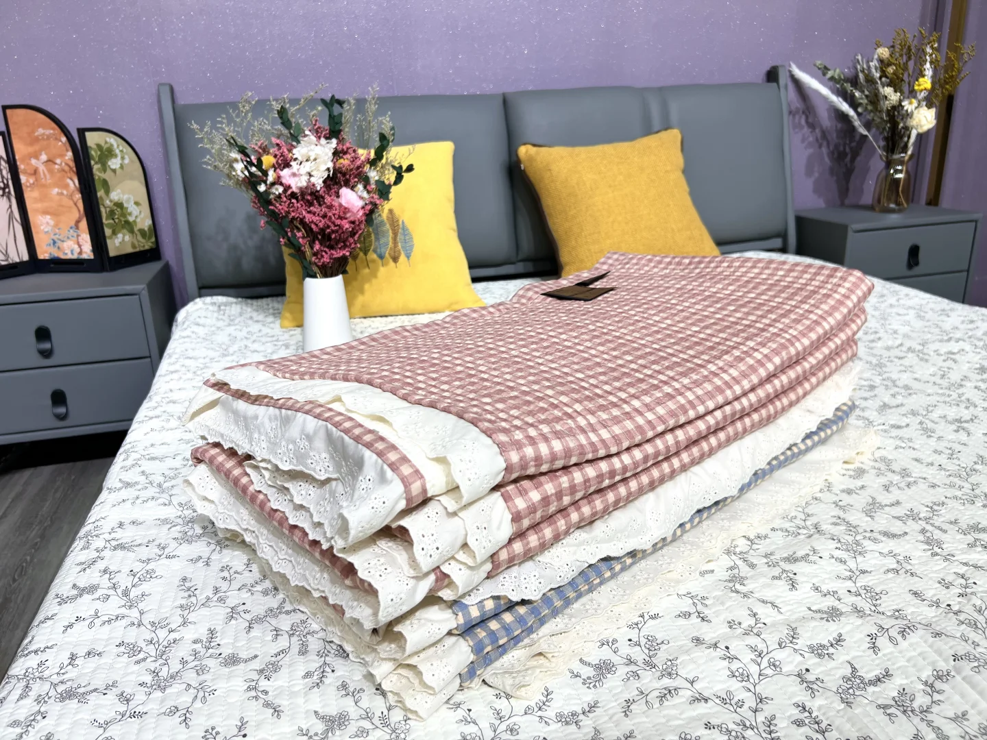 ?救命！这床盖的少女心设计直接戳中我了！