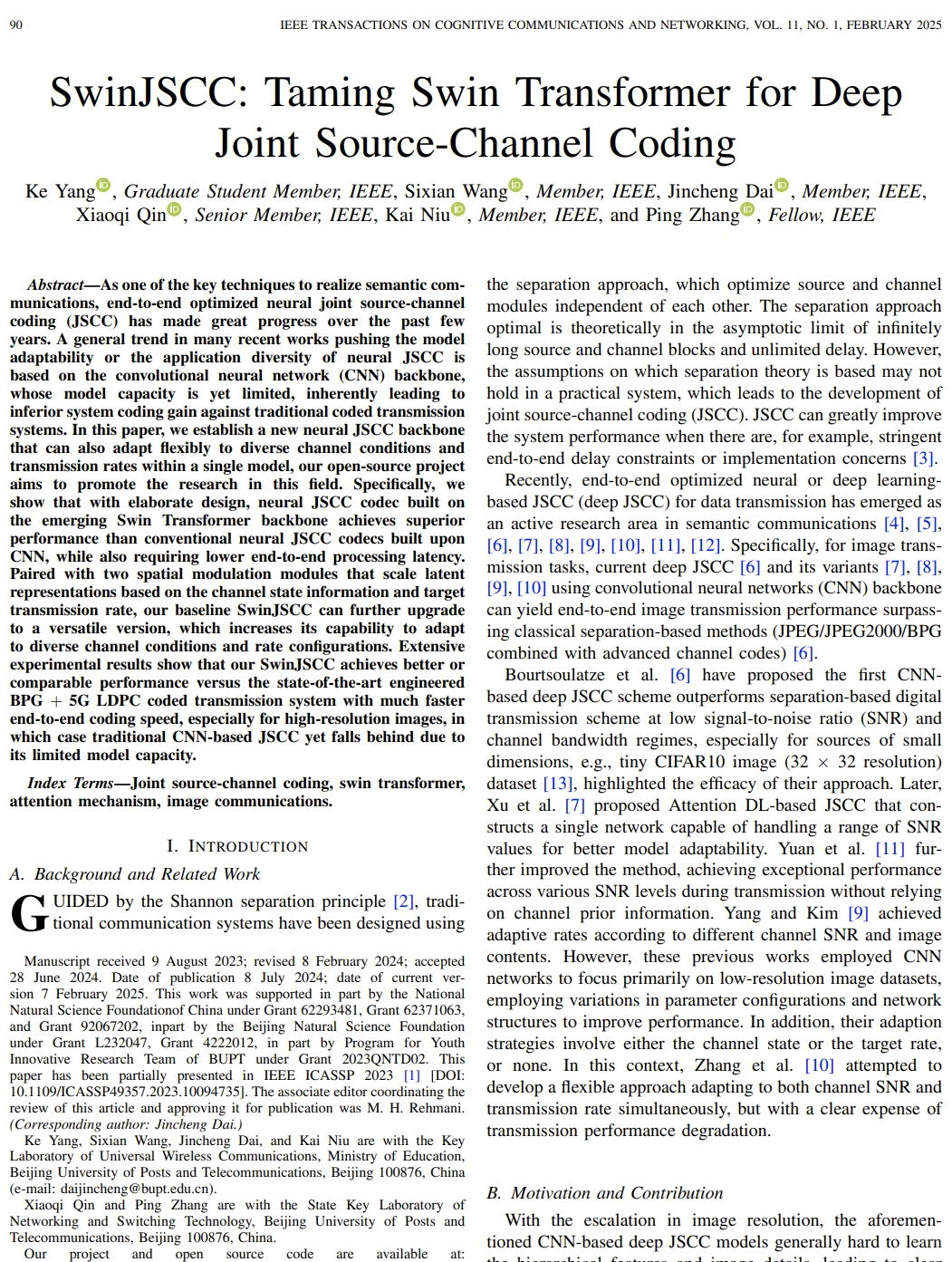 Shuoyao语义通信手札 1️⃣ | JSCC 回顾